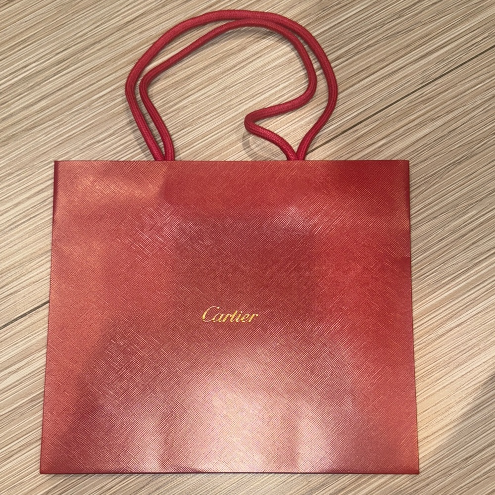 Cartier Luxurious Red Tote Bag